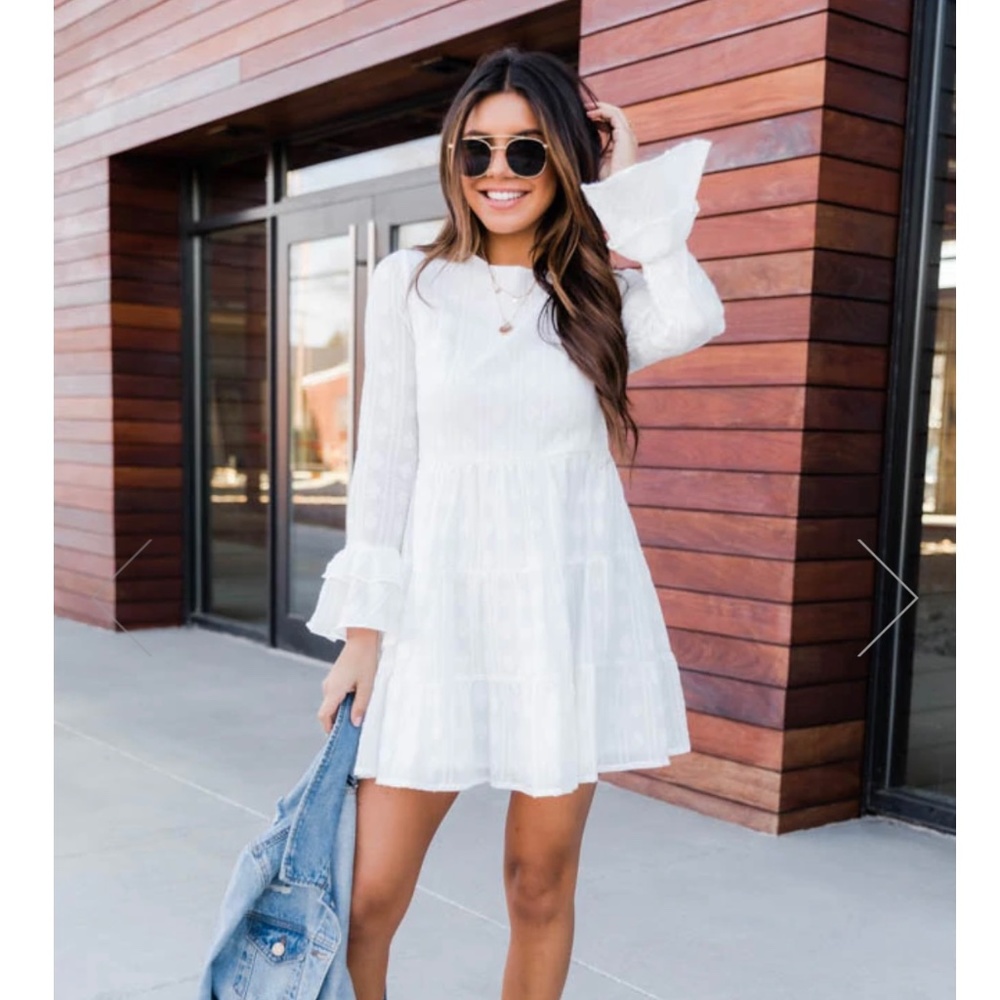 Pink Lily With You Again Ivory Dress